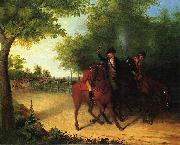 James Peale The Ambush of Captain Allan McIane oil on canvas